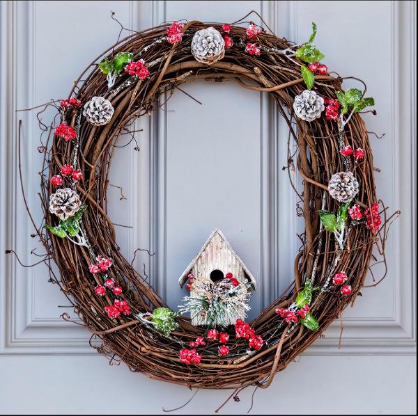 Image for event: Holiday Wreaths with Woodland &amp; Vine