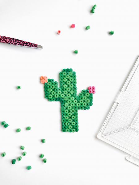 cactus made of perler beads