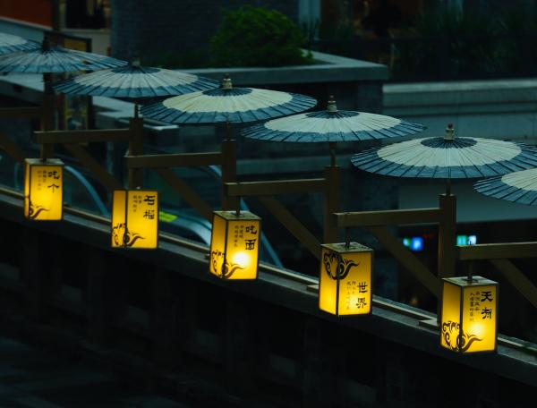 Row of lanterns